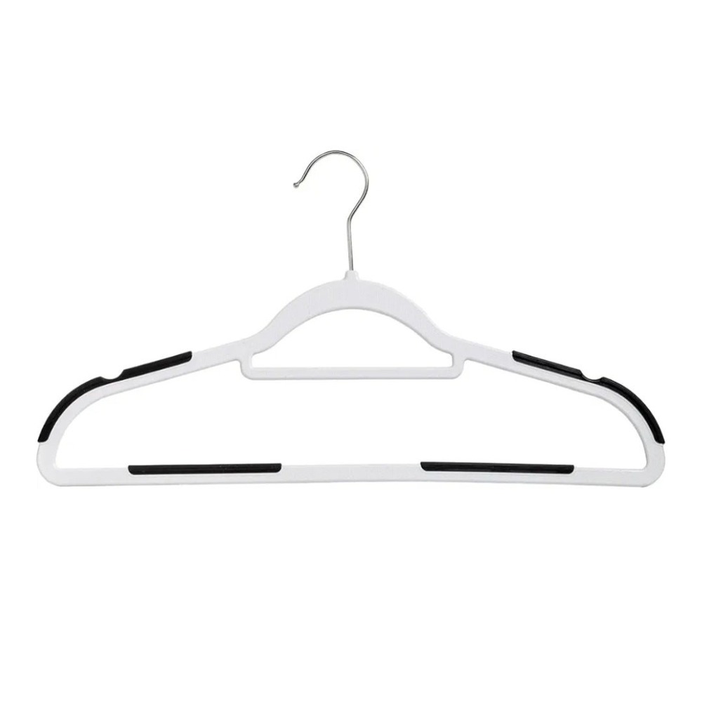 10pcs Heavy Duty Plastic Clothes Hangers Non-Slip Space Saving Garment Hangers‎